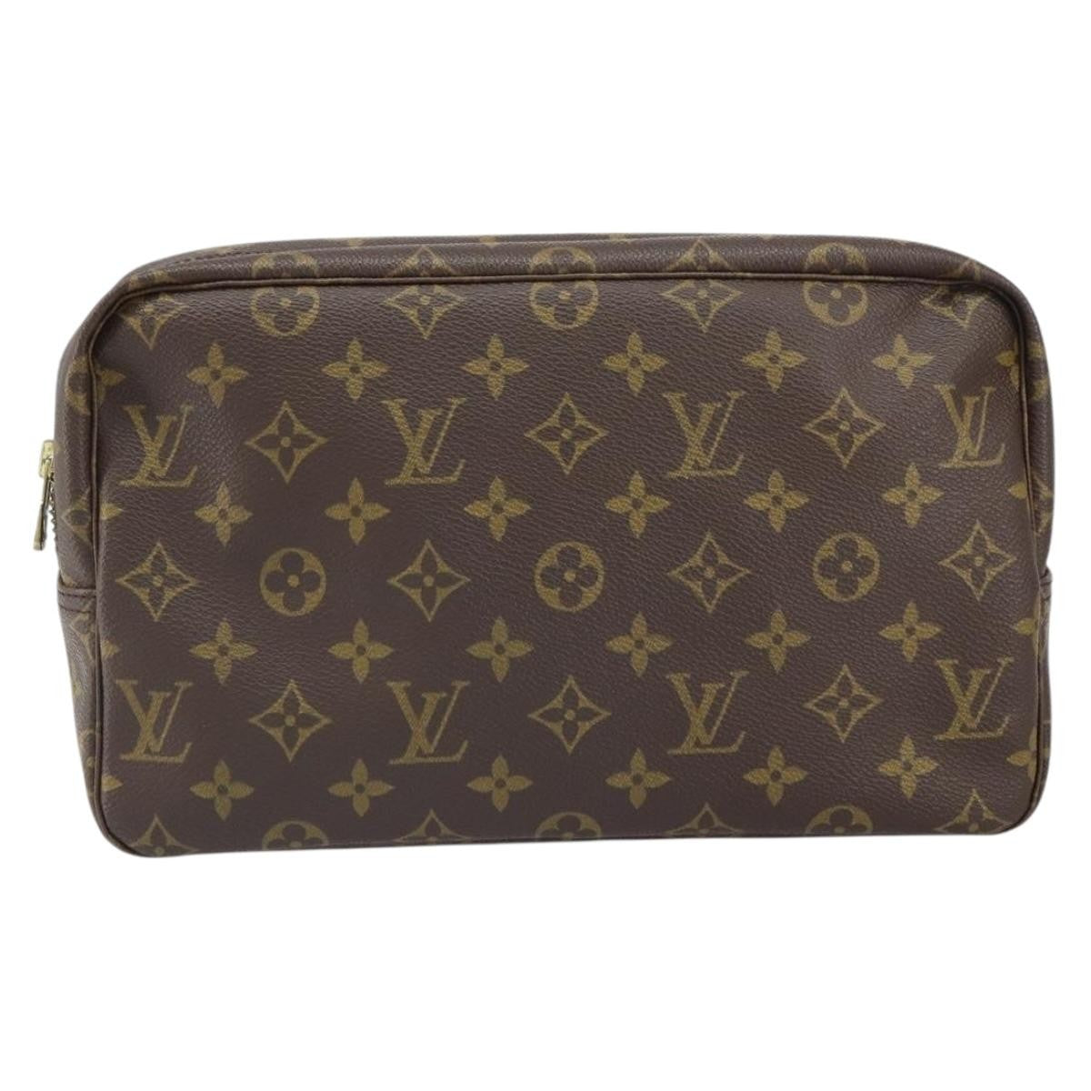Louis Vuitton Trousse Toilette Monogram Canvas, BROWN, CANVAS, Clutche & pouche