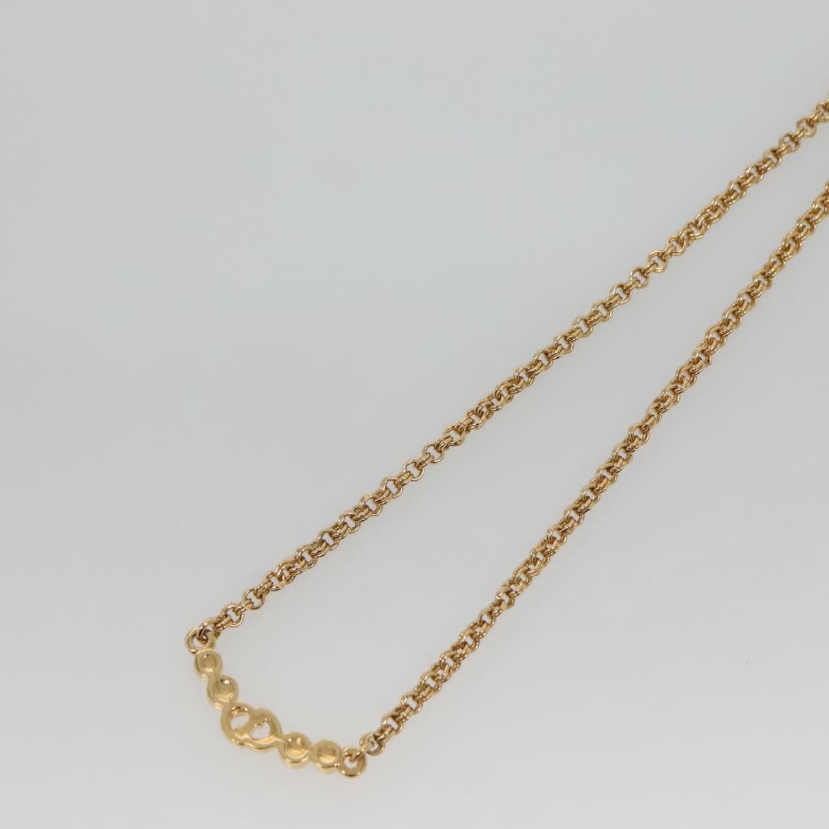 Christian Dior CD Pendant Necklace Gold-plated, GOLD, METAL, Necklace