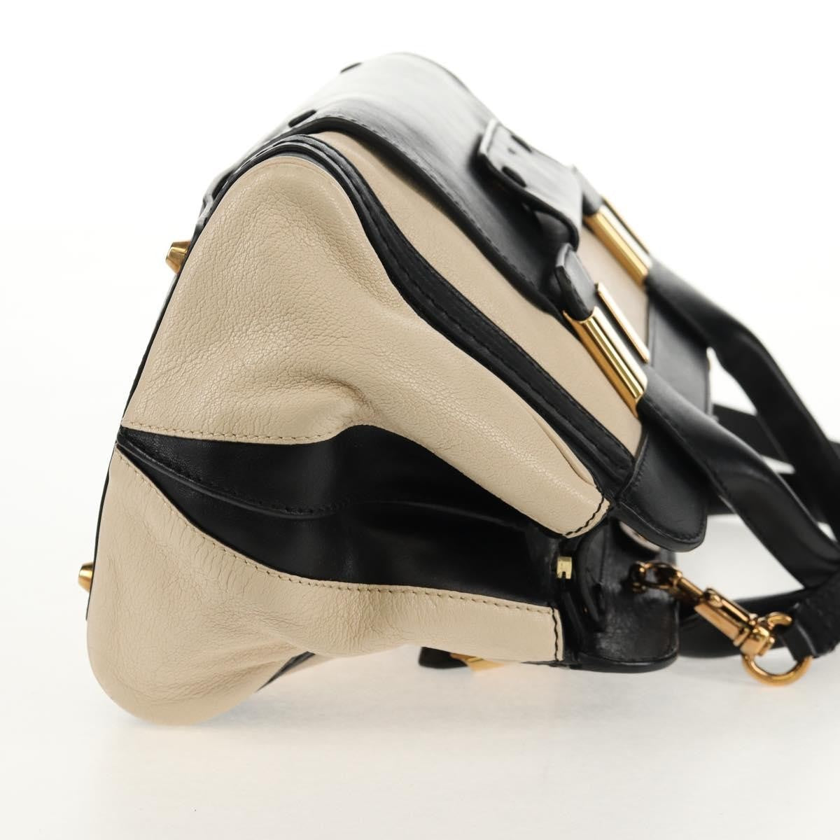 Chloe Alice Satchel Leather, WHITE, LEATHER, Handbag