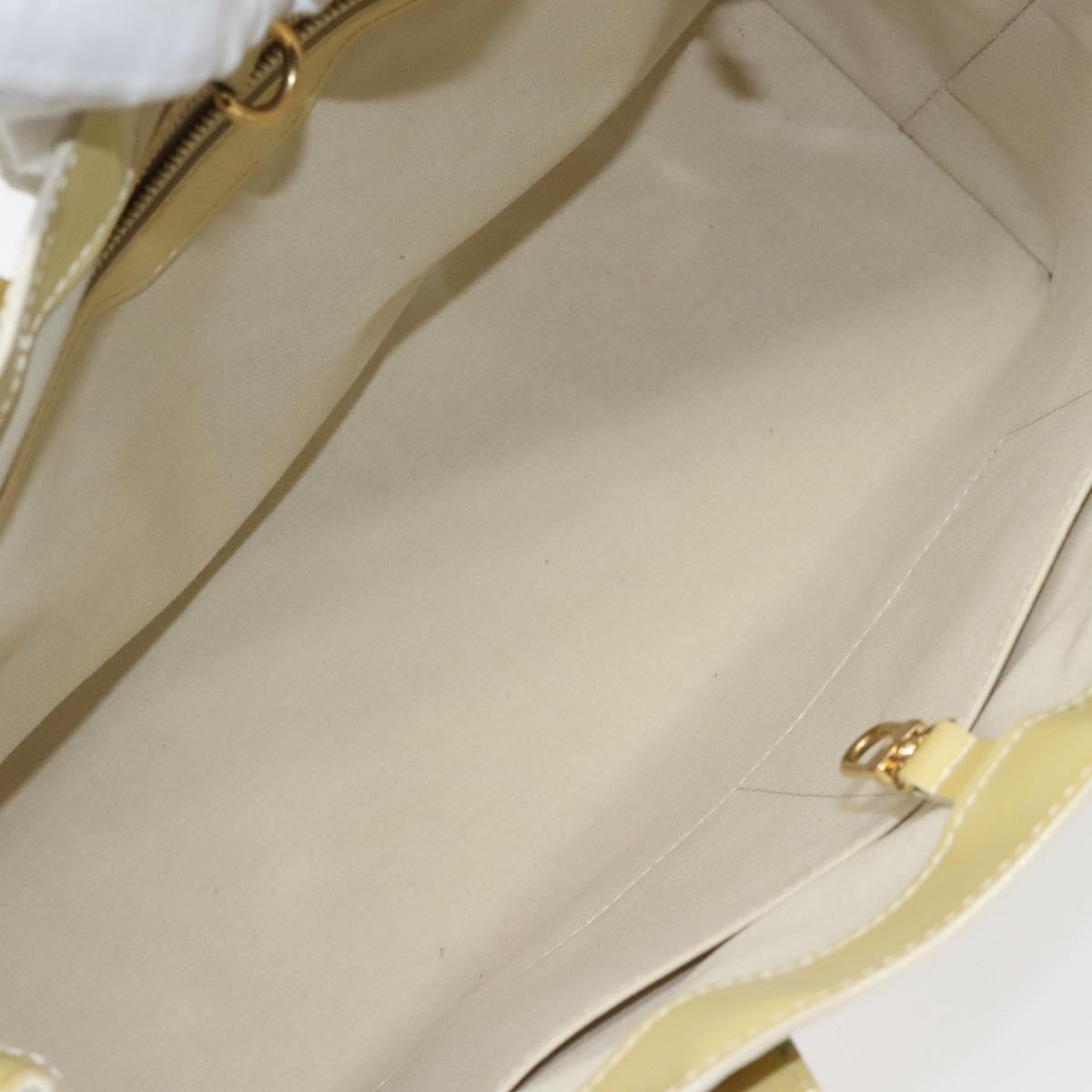 Louis Vuitton Wilshire Handbag Monogram Vernis, YELLOW, PATENT_LEATHER, Handbag