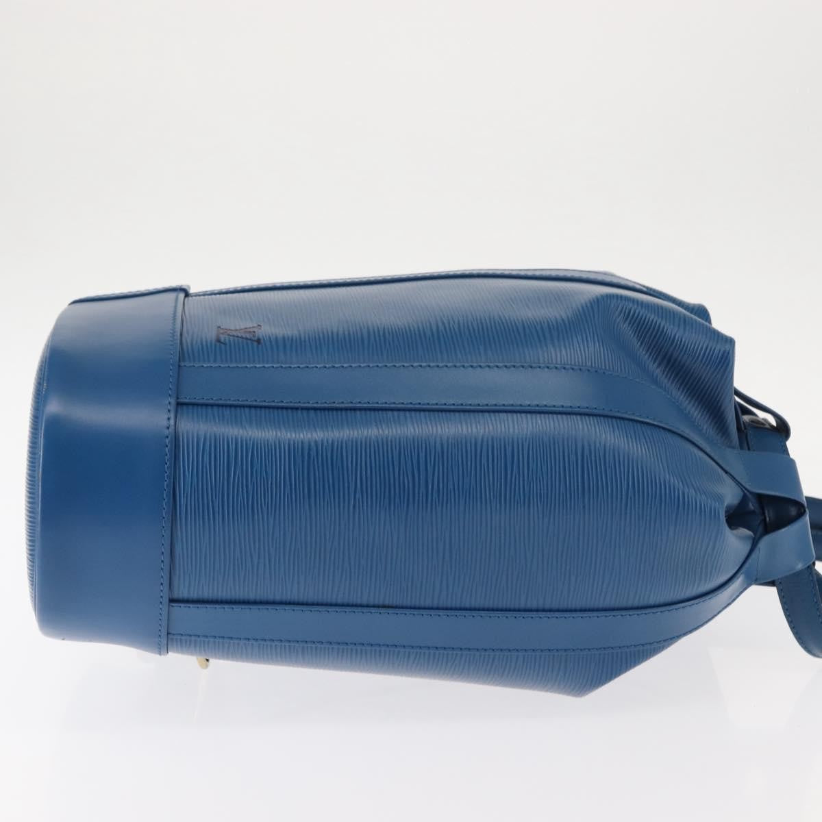 Louis Vuitton Randonnee Backpack Epi Leather, BLUE, LEATHER, Backpack