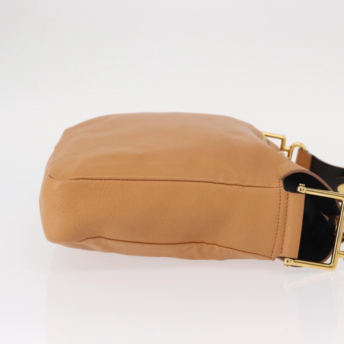 Chloe Vanessa Shoulder Bag Leather, BROWN, LEATHER, Shoulder bag