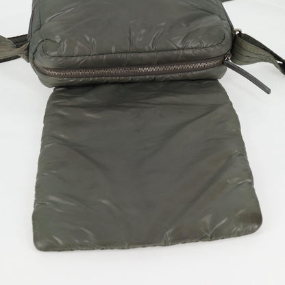Chanel Coco Cocoon Messenger Bag Quilted Nylon, KHAKI, NYLON, Crossbody bag