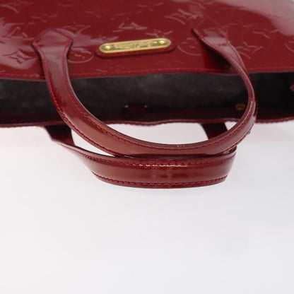Louis Vuitton Wilshire Handbag Monogram Vernis, RED, PATENT_LEATHER, Handbag
