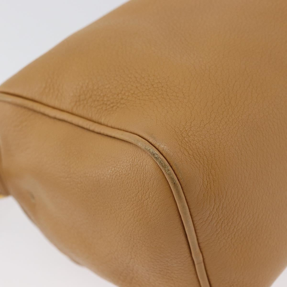 Prada Vintage Shoulder Bag Leather, BROWN, LEATHER, Shoulder bag