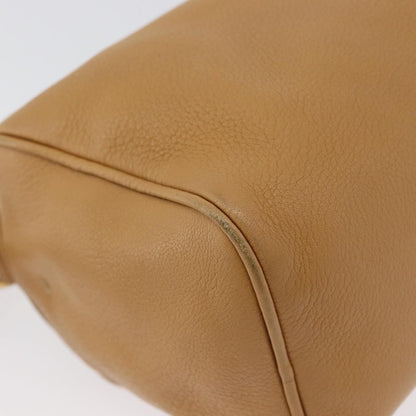 Prada Vintage Shoulder Bag Leather, BROWN, LEATHER, Shoulder bag