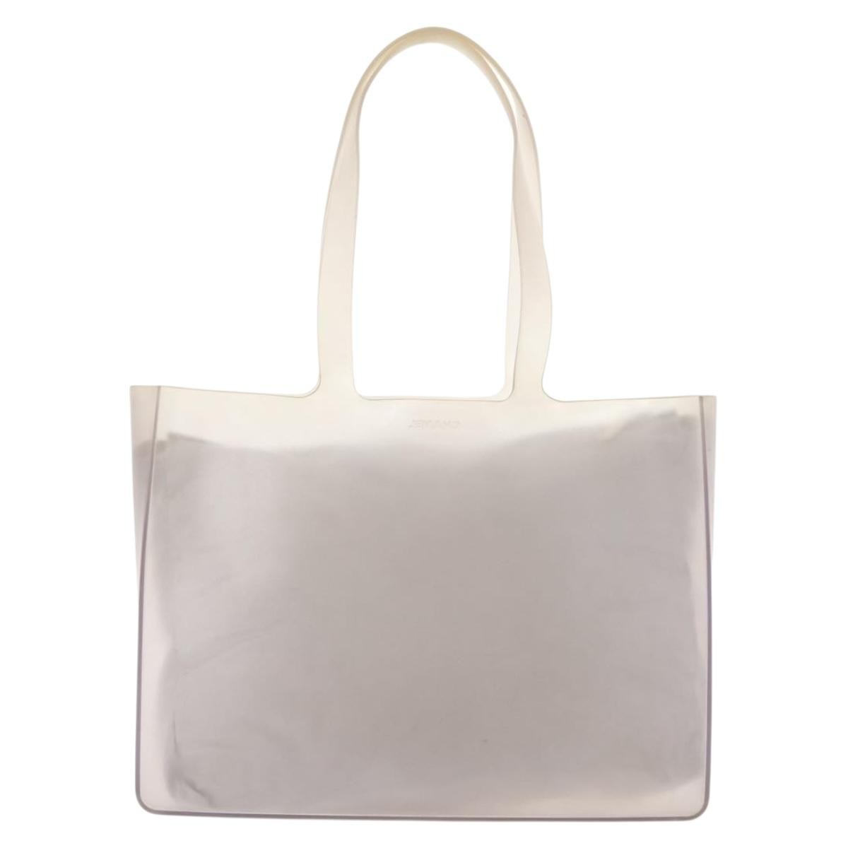 Chanel Jelly Tote Rubber, GRAY, RUBBER, Tote bag