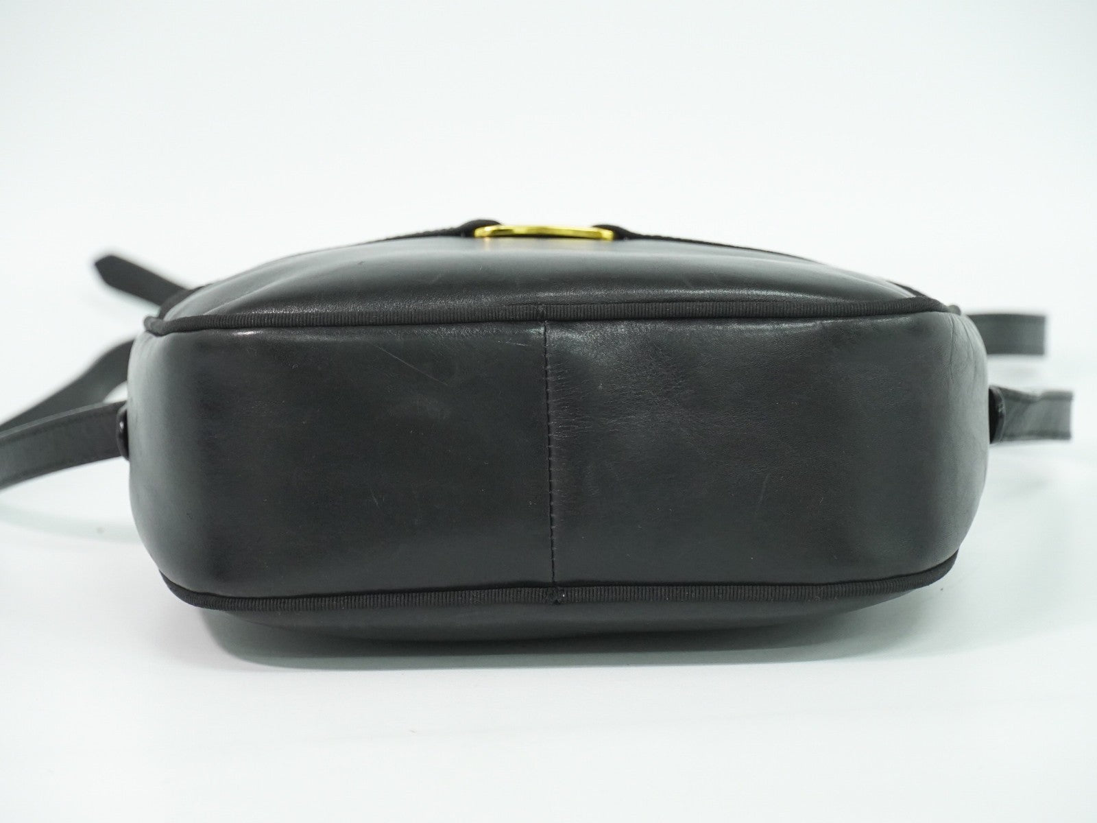 Salvatore Ferragamo Vara Bow camera Shoulder Bag Leather, BLACK, LEATHER, Shoulder bag