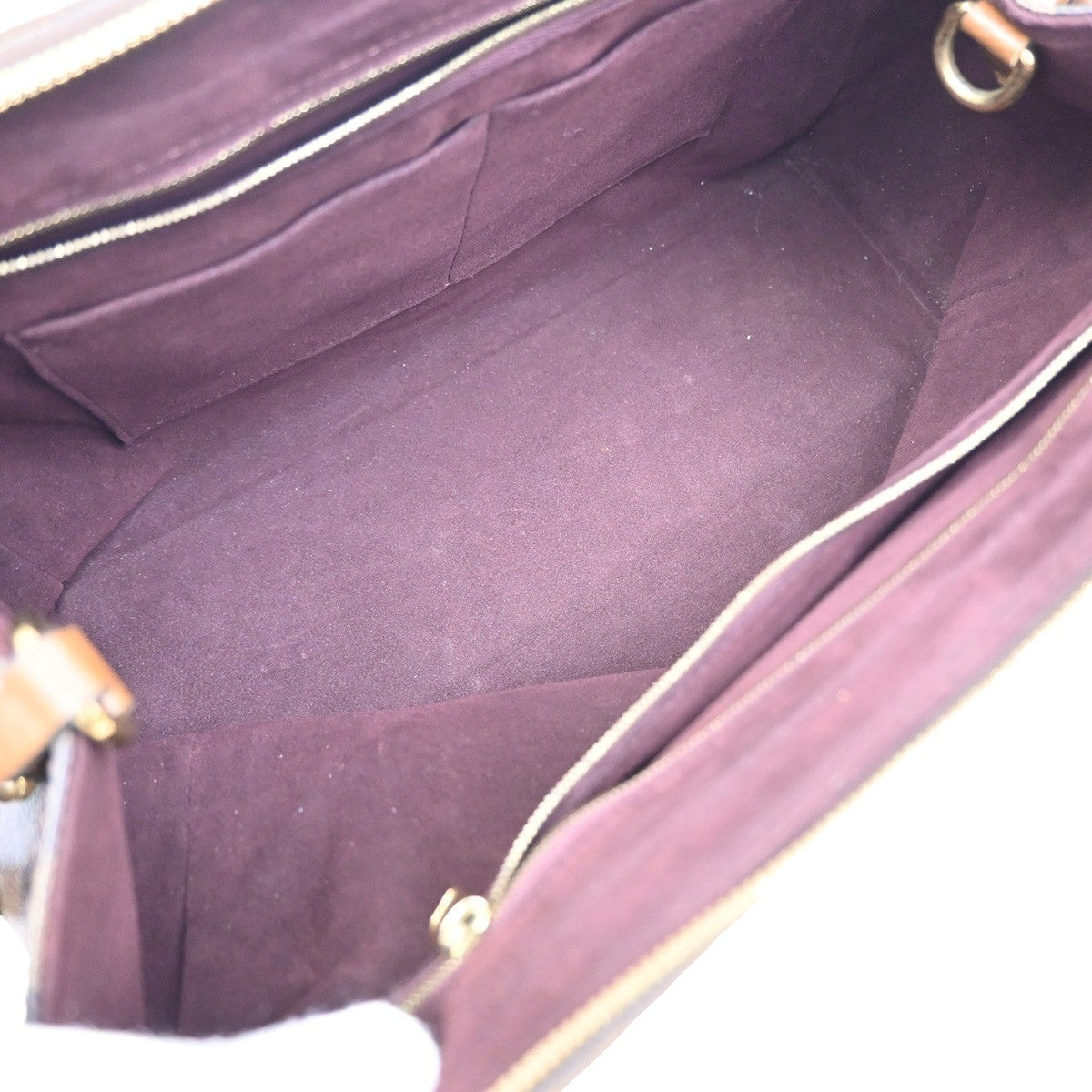 Louis Vuitton Greenwich Bag Damier, BROWN, CANVAS, Handbag