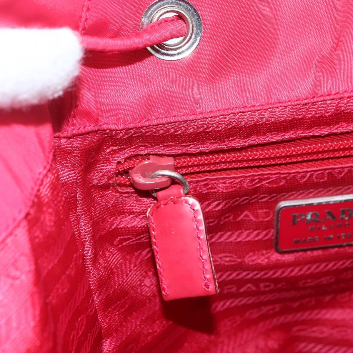 Prada Front Pocket Backpack Tessuto, PINK, NYLON, Backpack