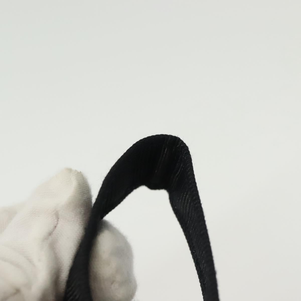 Celine Circle Logo Pouch Nylon, BLACK, NYLON, Clutche & pouche