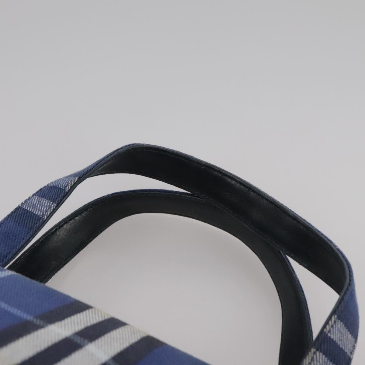 Burberry Nova Check Tote canvas check pattern, BLUE, CANVAS, Tote bag