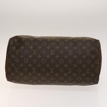 Louis Vuitton Speedy Handbag Monogram Canvas, BROWN, CANVAS, Handbag