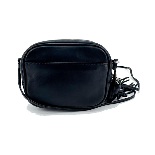 Saint Laurent Classic Monogram Blogger Leather, Black, Leather, Crossbody Bag