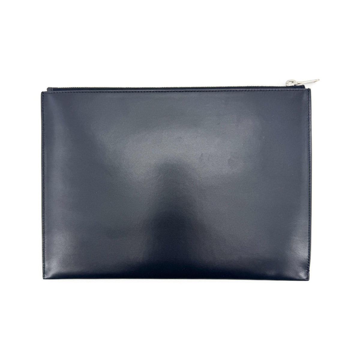 Saint Laurent Classic Monogram Wristlet Leather, Black, Calfskin, Clutch