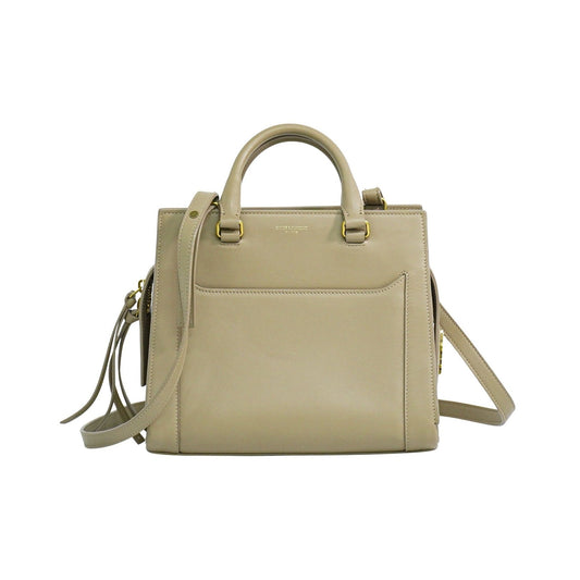 Saint Laurent East Side Smooth Leather, Beige, Leather, Tote Bag
