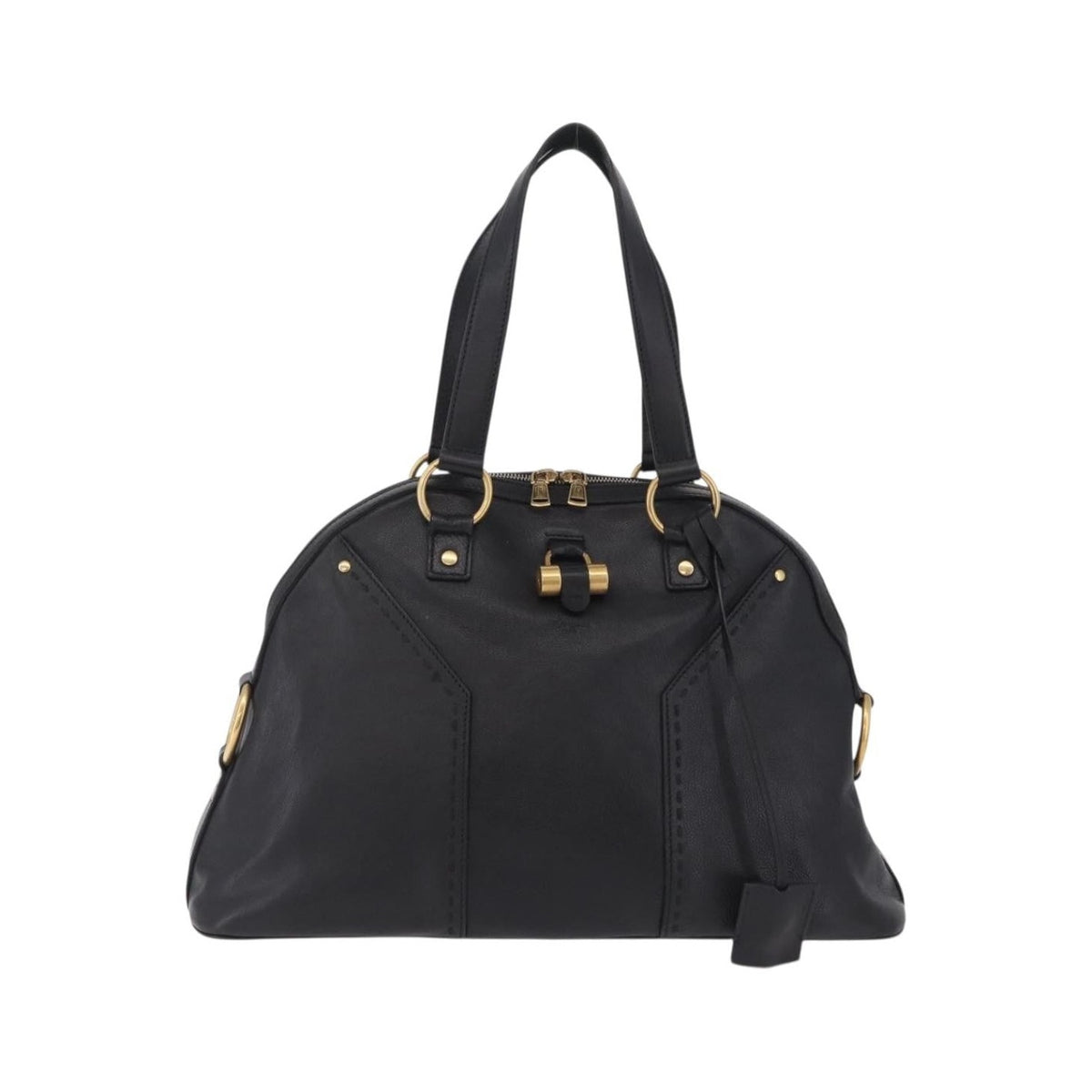 Saint Laurent Muse Leather, Black, Leather, Shoulder Bag