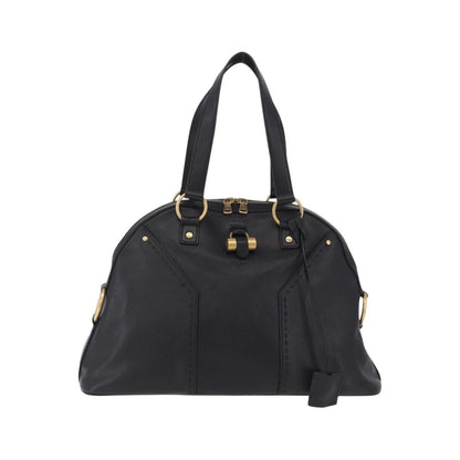 Saint Laurent Muse Leather, Black, Leather, Shoulder Bag
