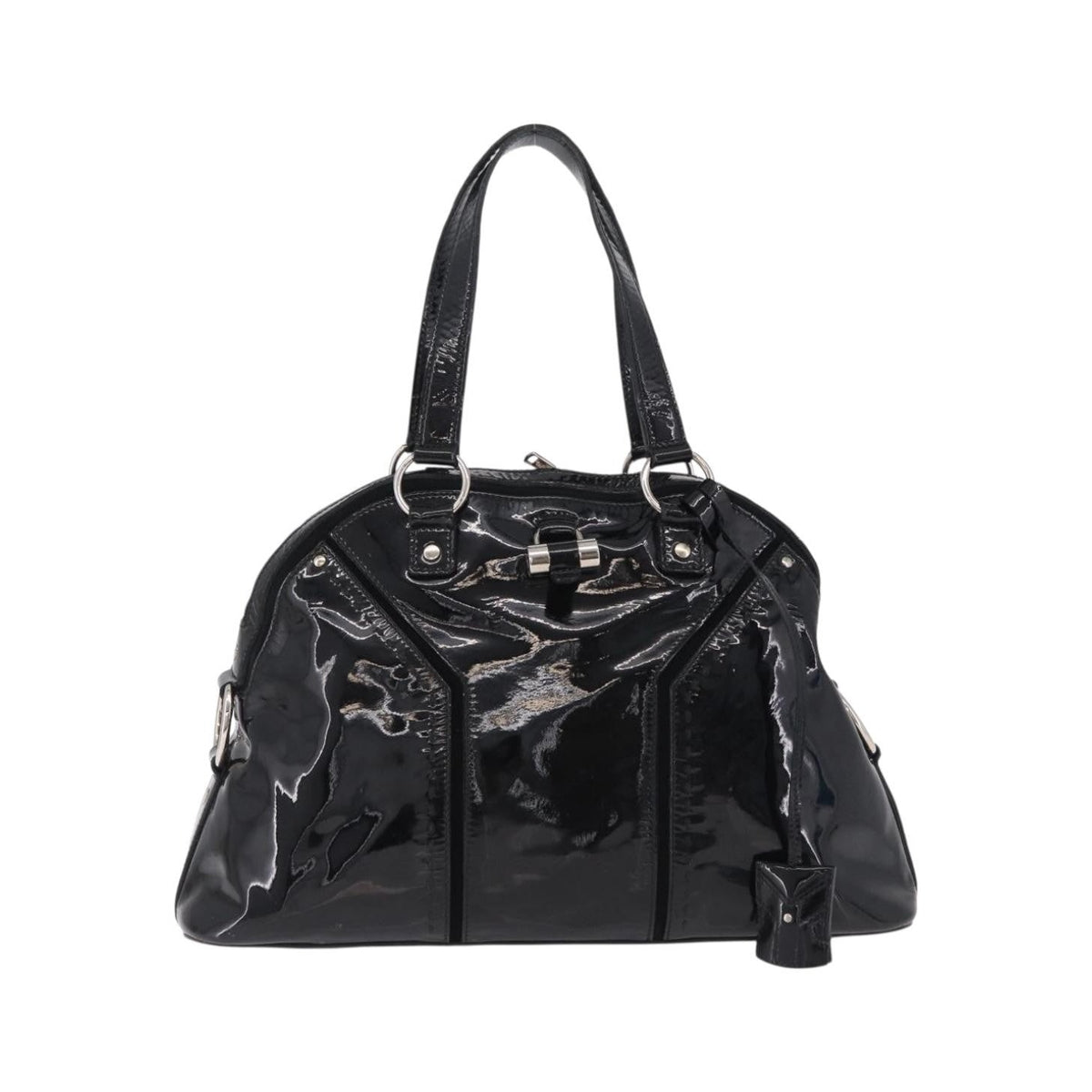 Saint Laurent Muse Patent, Black, Patent Leather, Shoulder Bag