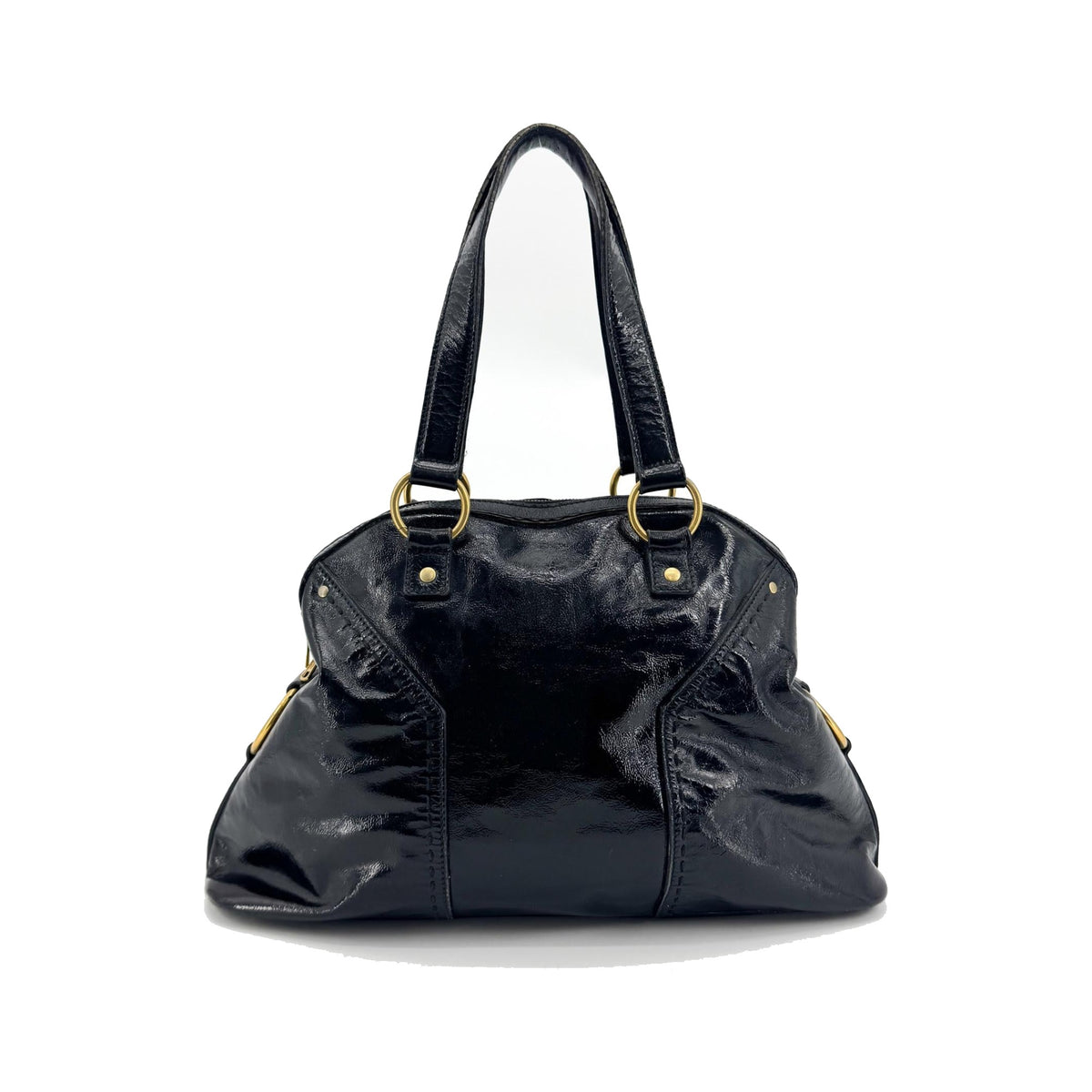 Saint Laurent Muse Patent, Black, Patent Leather, Shoulder Bag