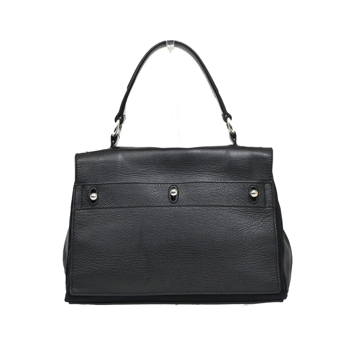 Saint Laurent Muse Two Leather, Black, Leather, Handbag