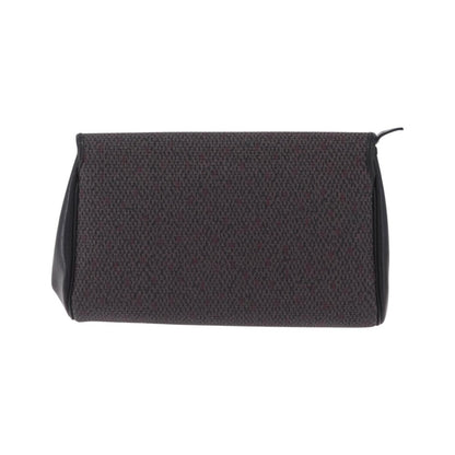 Saint Laurent Vintage Clutch Canvas, Gray, Canvas, Clutch