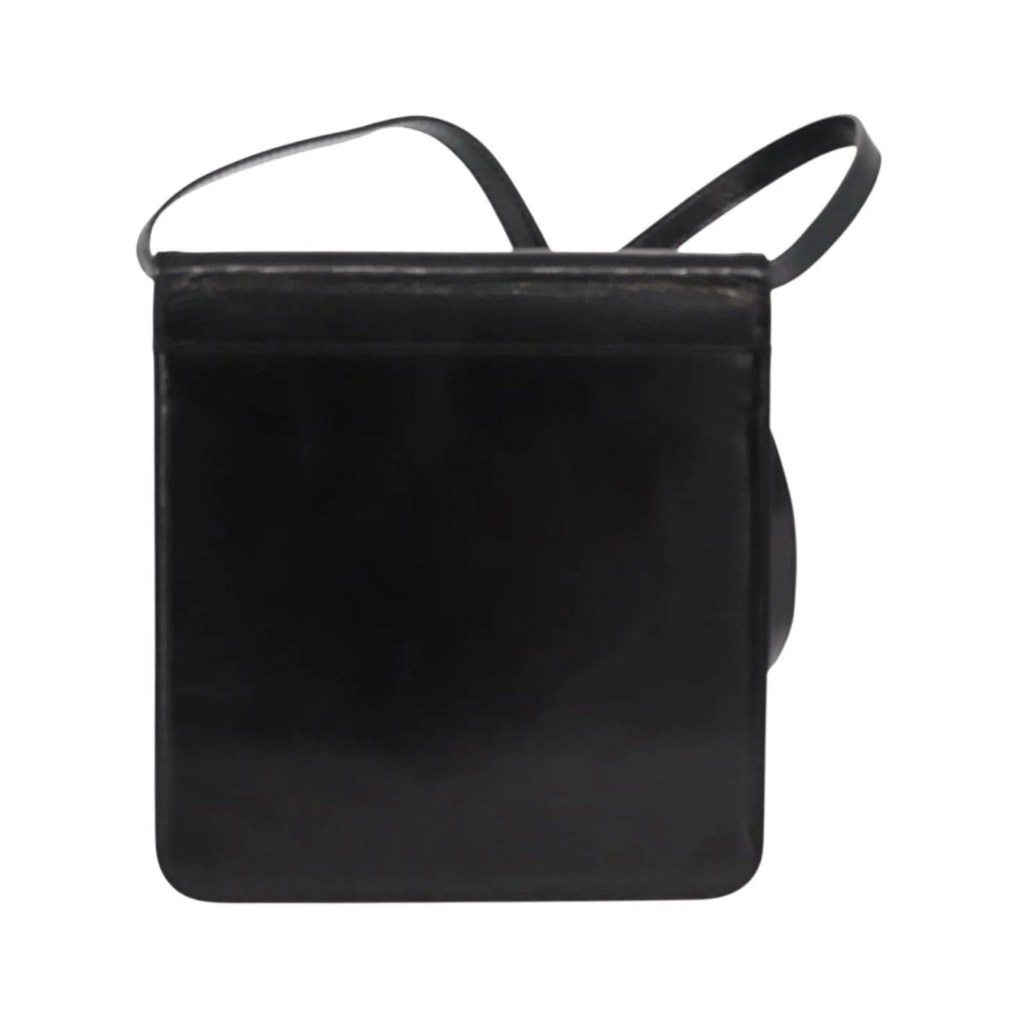 Saint Laurent Vintage Leather, Black, Leather, Shoulder Bag