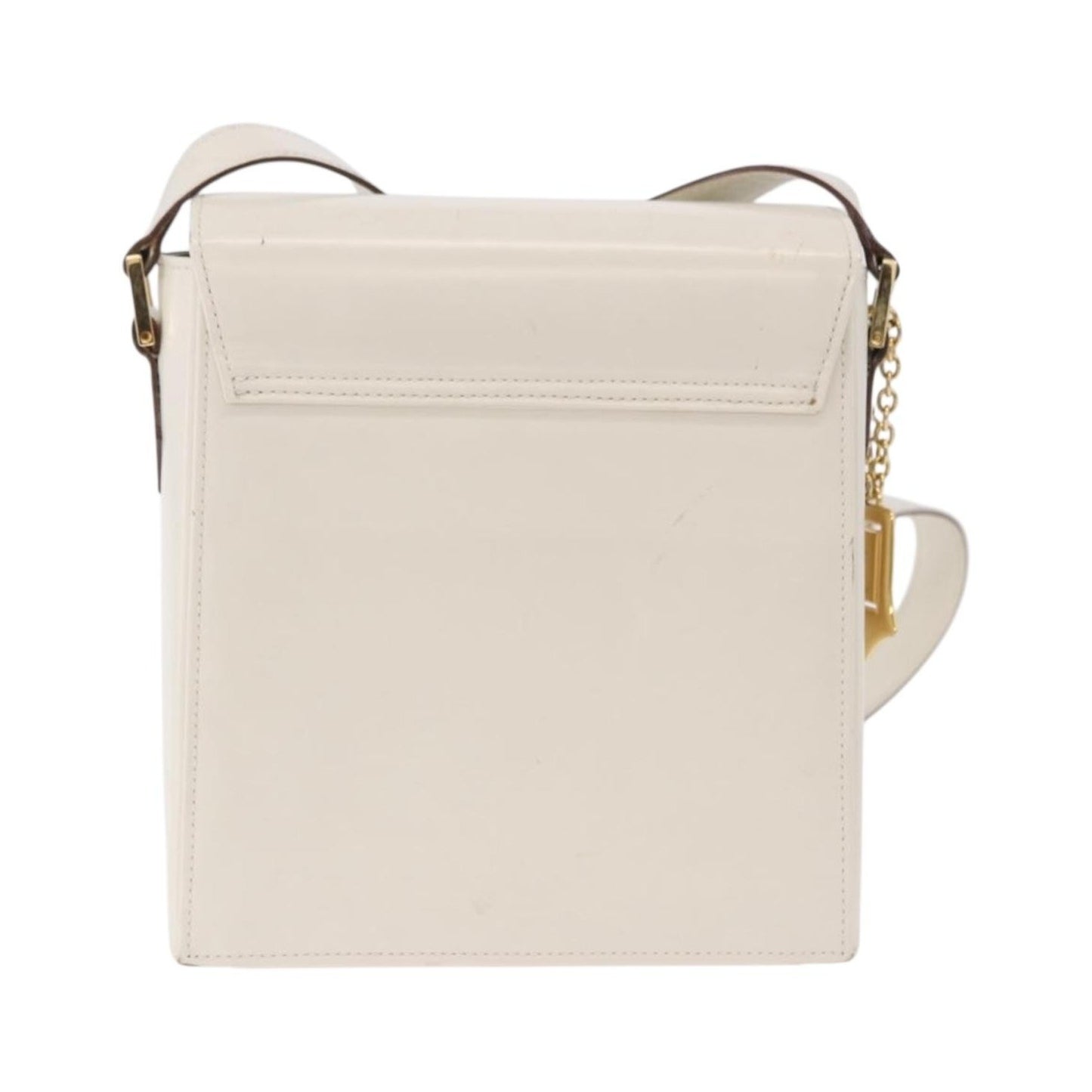 Saint Laurent Vintage Leather, Ecru, Leather, Shoulder Bag