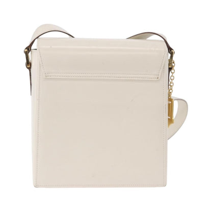 Saint Laurent Vintage Leather, Ecru, Leather, Shoulder Bag