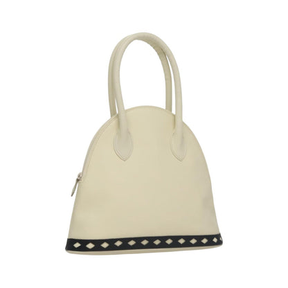 Saint Laurent Vintage Leather, White, Leather, Handbag