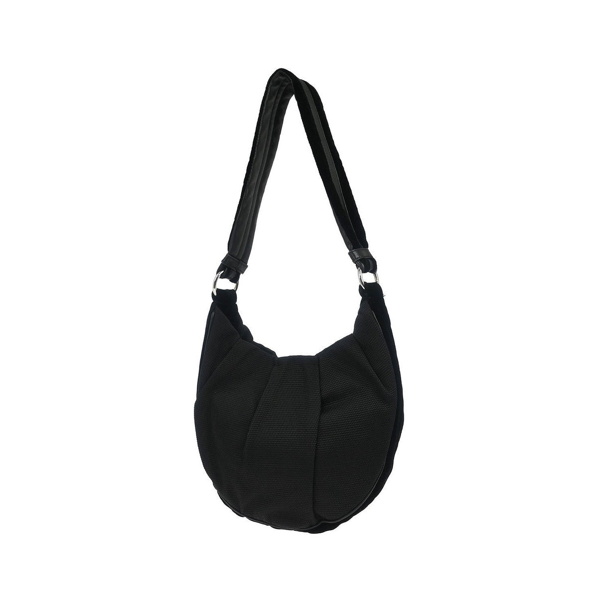 Saint Laurent Vintage Shoulder bag leather, Black, Nylon, Shoulder Bag