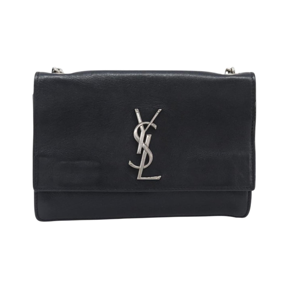 Saint Laurent West Hollywood Leather, Black, Leather, Shoulder Bag