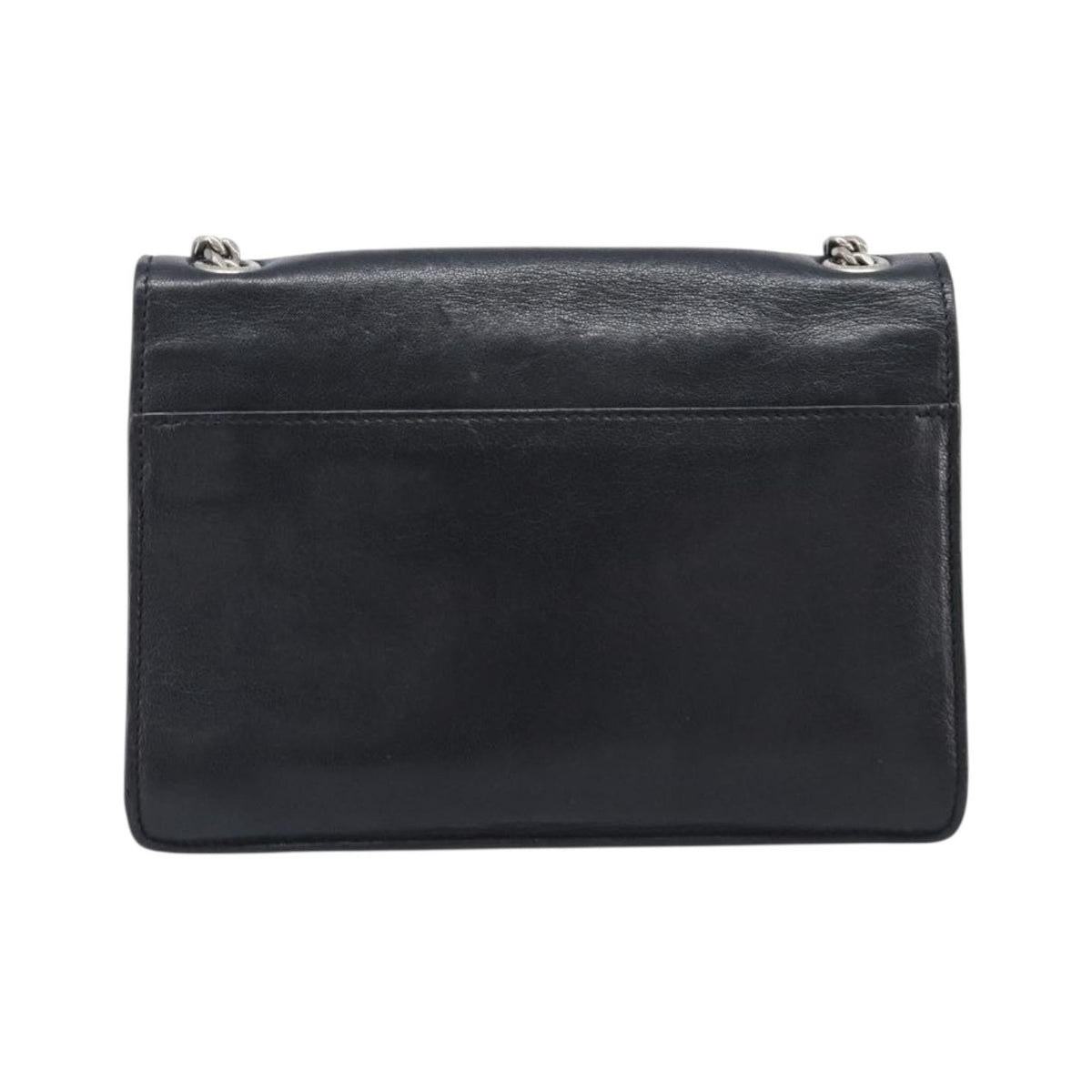 Saint Laurent West Hollywood Leather, Black, Leather, Shoulder Bag