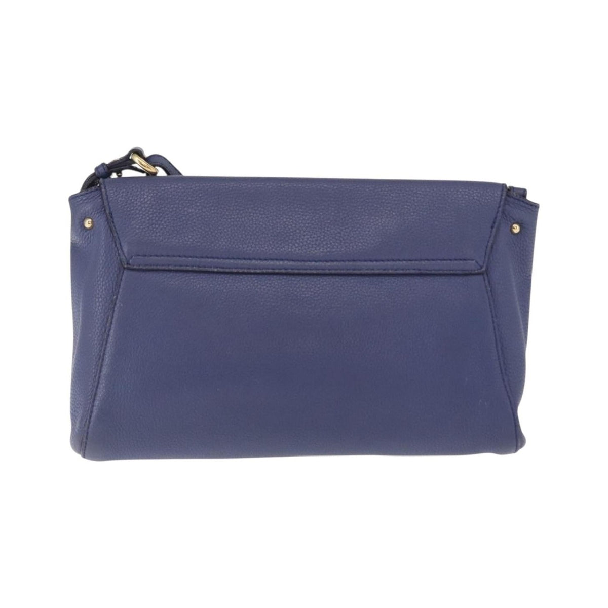 Salvatore Ferragamo Abbey Leather, Navy, Leather, Shoulder Bag