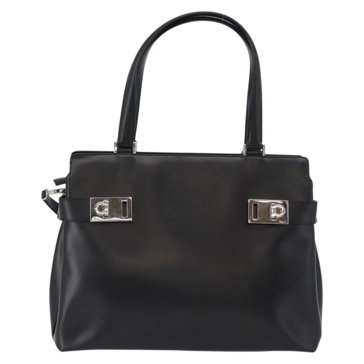 Salvatore Ferragamo Double Gancini Side Buckle Tote - Brandsamsara
