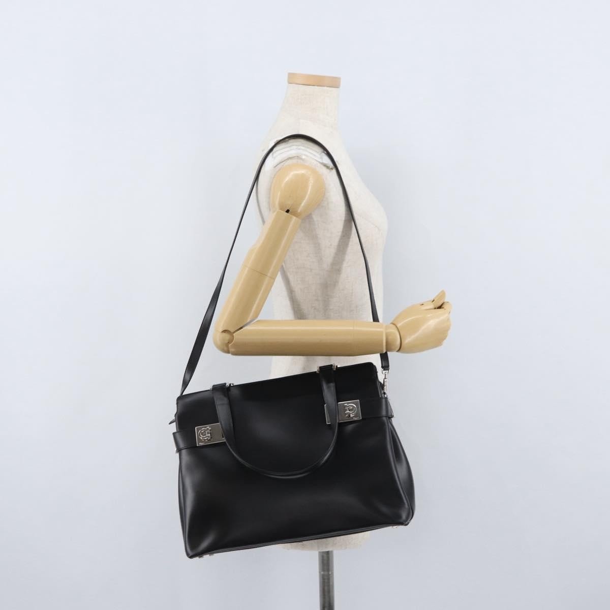 Salvatore Ferragamo Double Gancini Side Buckle Tote - Brandsamsara