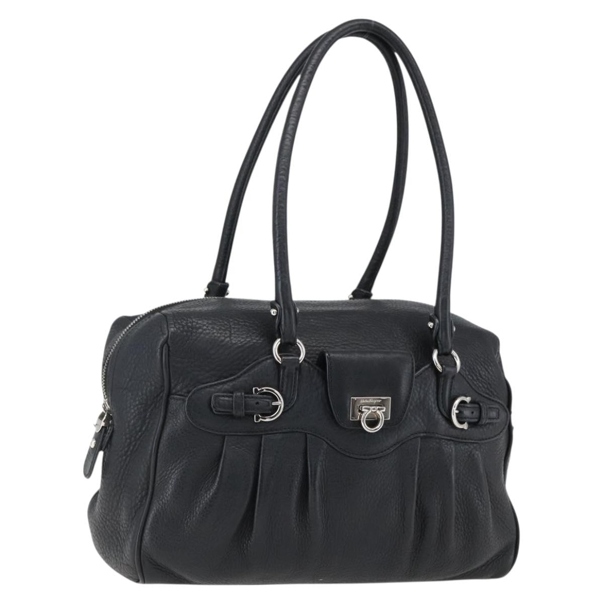 Salvatore Ferragamo Gancini Buckle Shoulder Bag - Brandsamsara