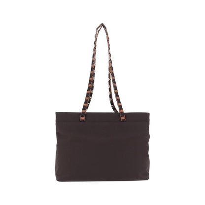 Salvatore Ferragamo Gancini Canvas, Brown, Canvas, Crossbody Bag
