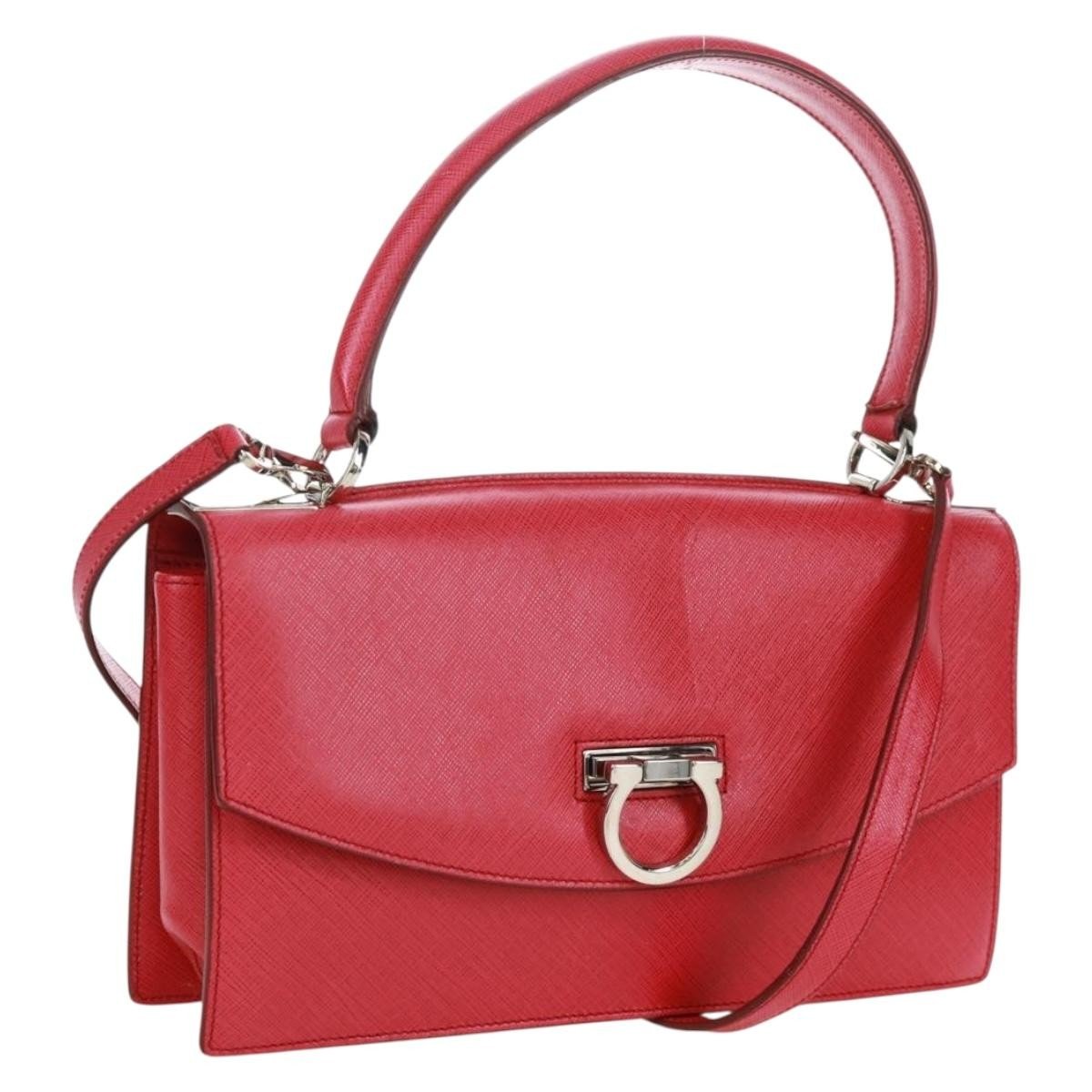 Salvatore Ferragamo Gancini Convertible Top Handle - Brandsamsara