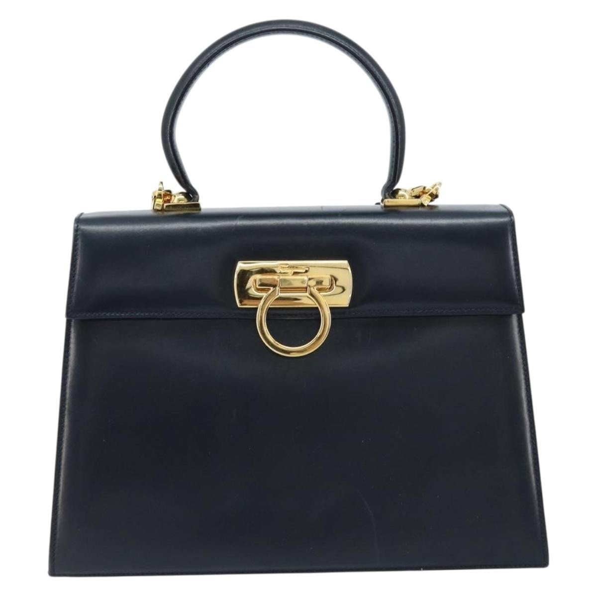 Salvatore Ferragamo Gancini Convertible Top Handle Bag - Brandsamsara