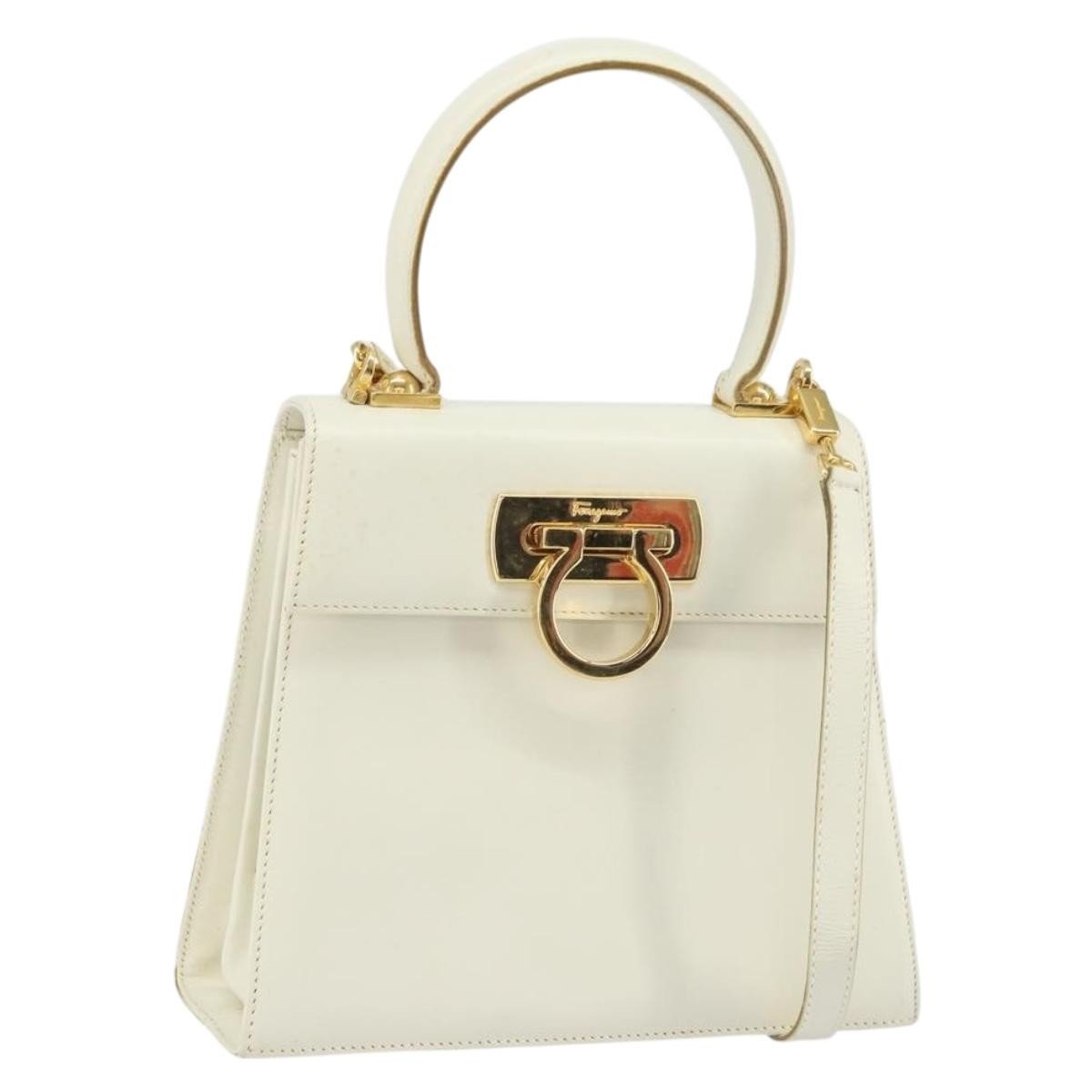 Salvatore Ferragamo Gancini Convertible Top Handle Bag - Brandsamsara