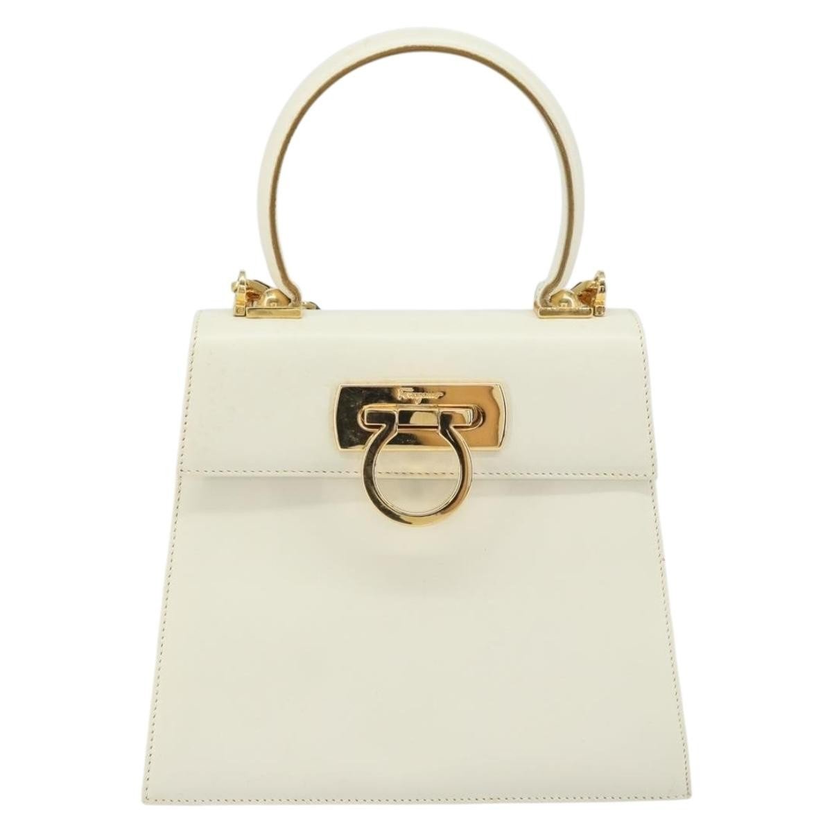 Salvatore Ferragamo Gancini Convertible Top Handle Bag - Brandsamsara