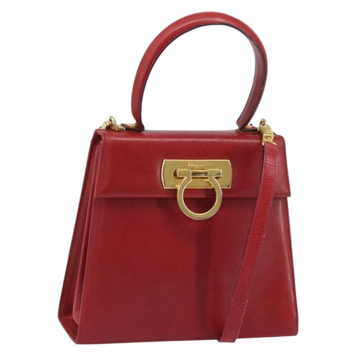 Salvatore Ferragamo Gancini Convertible Top Handle Bag - Brandsamsara