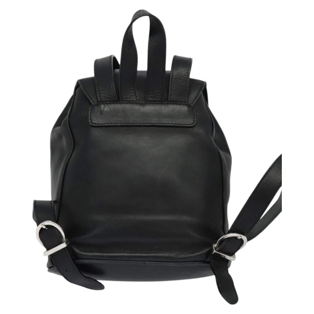 Salvatore Ferragamo Gancini Flap Drawstring Backpack - Brandsamsara