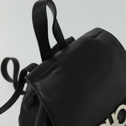 Salvatore Ferragamo Gancini Flap Drawstring Backpack - Brandsamsara
