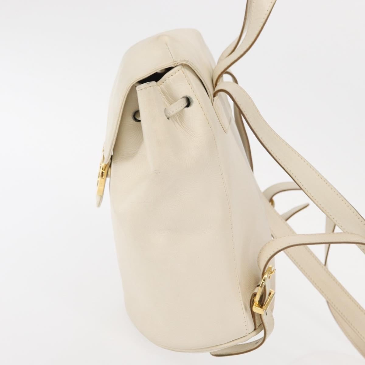 Salvatore Ferragamo Gancini Flap Drawstring Backpack - Brandsamsara