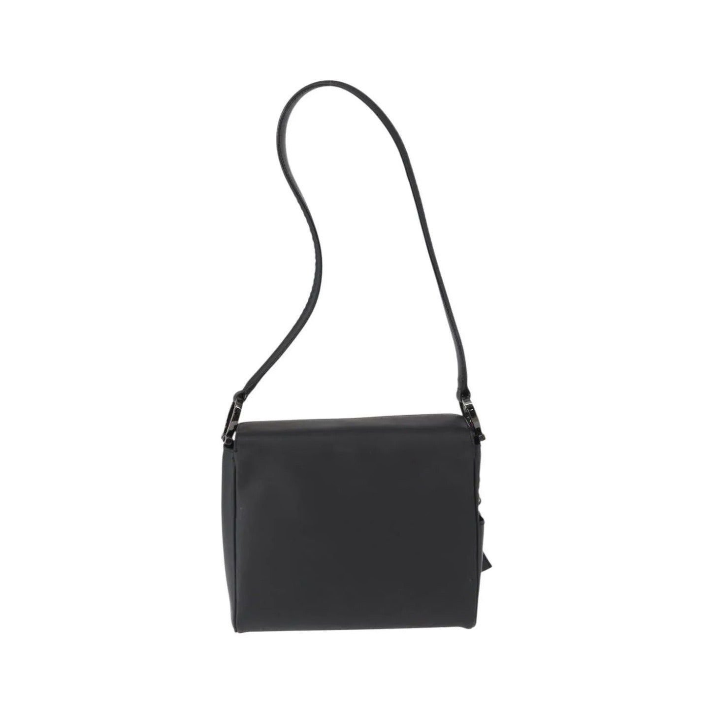 Salvatore Ferragamo Gancini Patent leather, Black, Patent Leather, Shoulder Bag
