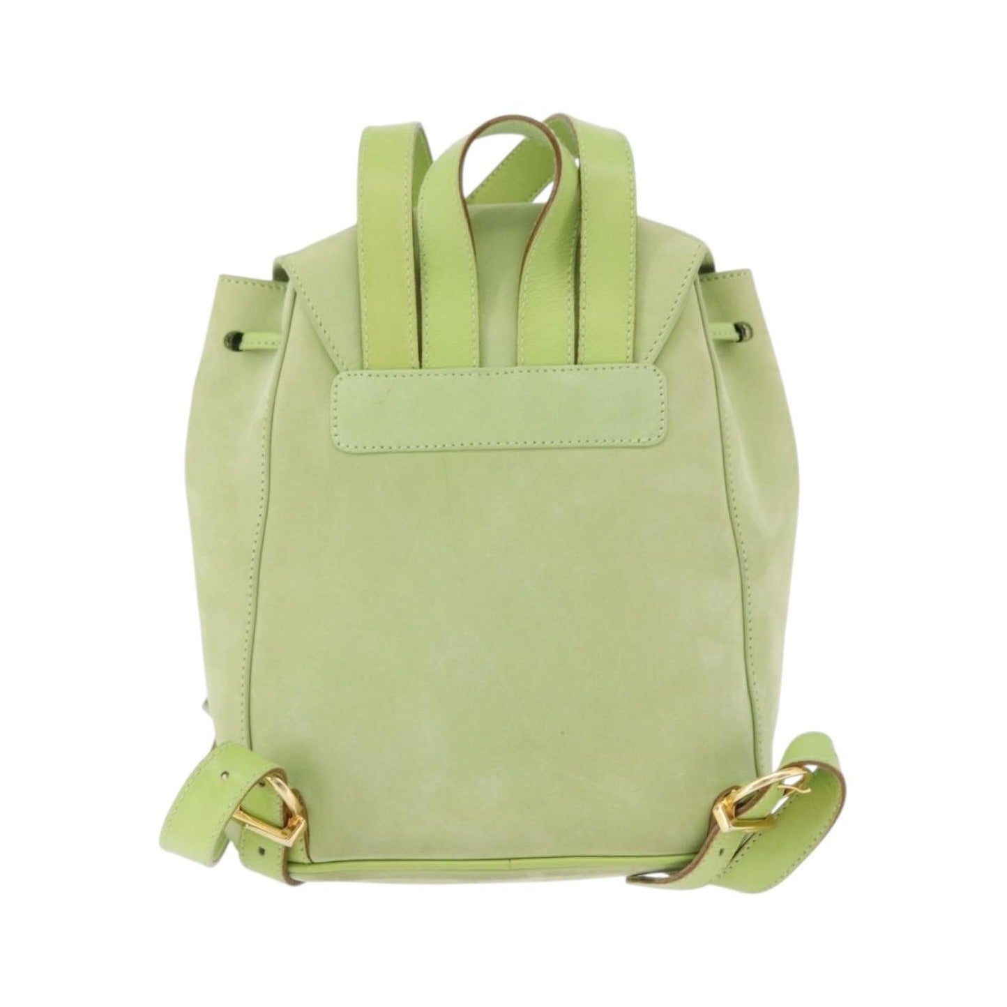 Salvatore Ferragamo Gancini Suede, Green, Suede, Backpack