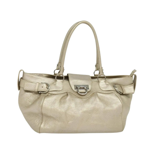 Salvatore Ferragamo Gancini Tote Leather, Multicolour, Leather, Tote Bag