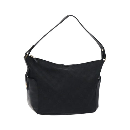 Salvatore Ferragamo Shoulder Bag Canvas, Black, Canvas, Shoulder Bag